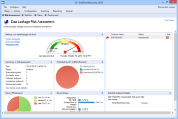 GFI EndPointSecurity screenshot