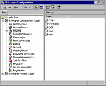 GFI FAXmaker for Exchange screenshot