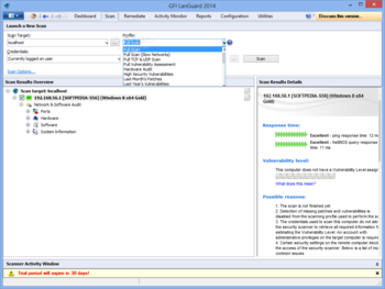 GFI LanGuard (formerly LANguard Network Security Scanner) screenshot 6