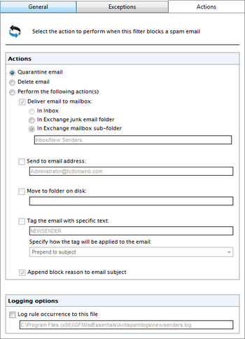 GFI MailEssentials for Exchange/SMTP screenshot 2