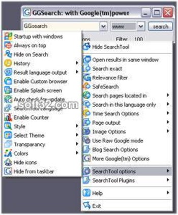 GGSearch: The search tool with GoogleÃƒÂ¢?Ã‚Â¢ power! screenshot 2