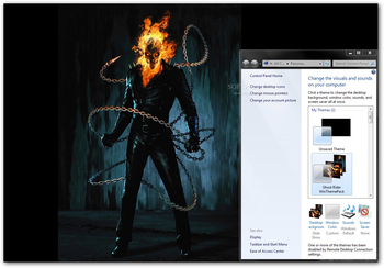 Ghost Rider Windows Theme screenshot