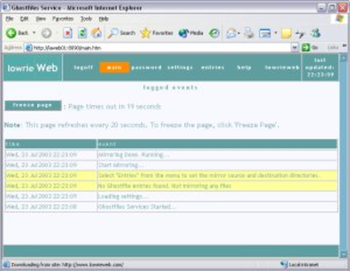 Ghostfiles Service screenshot 2