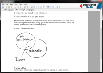 Ghostscript Studio screenshot 2