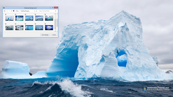 Giant Icebergs Windows 7 Theme screenshot