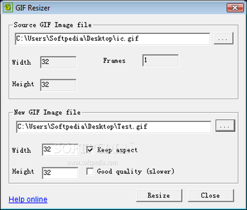GiF Resizer screenshot