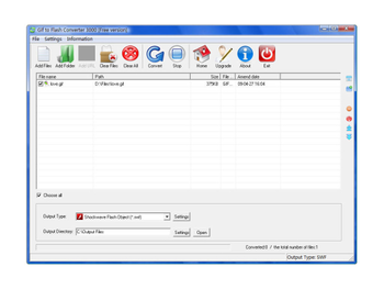 Gif to Flash Converter 3000 screenshot