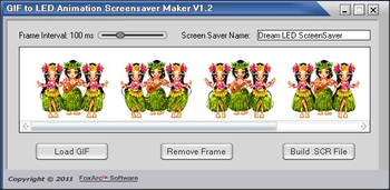 GIF to LED Animation Screensaver Maker screenshot