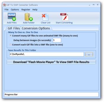 GIF To SWF Converter Software screenshot 2