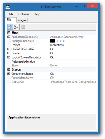 GifInspector screenshot