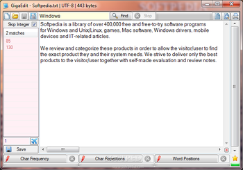 GigaEdit screenshot