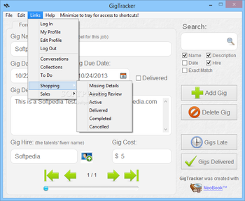 GigTracker screenshot 3