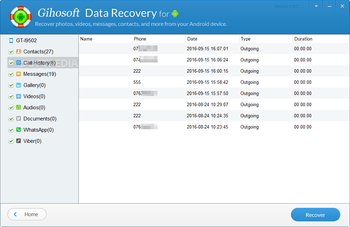 Gihosoft Android Data Recovery screenshot 4