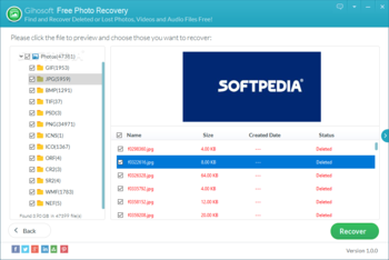 Gihosoft Free Photo Recovery screenshot 3