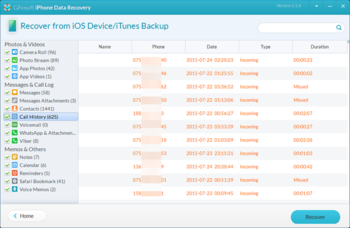 Gihosoft iPhone Data Recovery Free screenshot 4