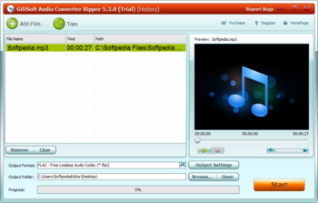 GiliSoft Audio Converter Ripper screenshot