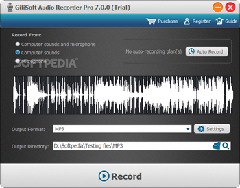 GiliSoft Audio Recorder Pro screenshot