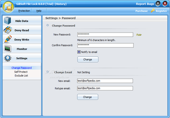 GiliSoft File Lock screenshot 4