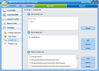 GiliSoft File Lock Pro screenshot 10