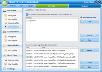 GiliSoft File Lock Pro screenshot 4