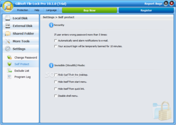GiliSoft File Lock Pro screenshot 9
