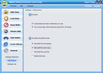 GiliSoft Privacy Protector screenshot 12