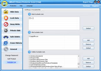 GiliSoft Privacy Protector screenshot 13