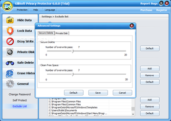 GiliSoft Privacy Protector screenshot 14
