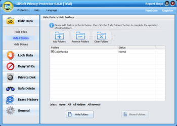GiliSoft Privacy Protector screenshot 2