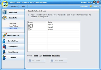 GiliSoft Privacy Protector screenshot 3