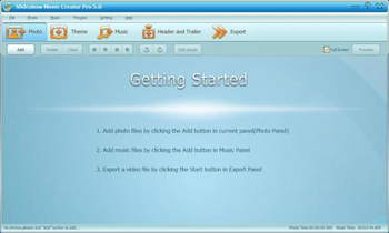 GiliSoft Slideshow Movie Creator screenshot