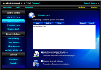 GiliSoft USB Lock screenshot 2