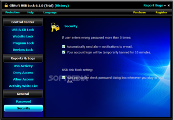 GiliSoft USB Lock screenshot 6