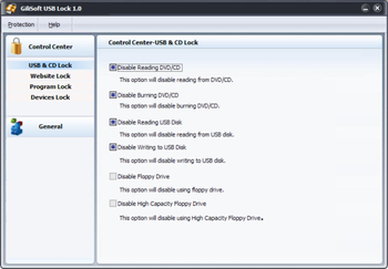 GiliSoft USB Lock screenshot
