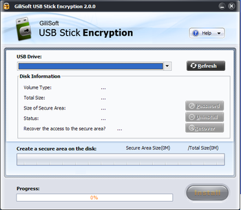 GiliSoft USB Stick Encryption screenshot 2