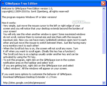 GiMeSpace Free Edition screenshot 2