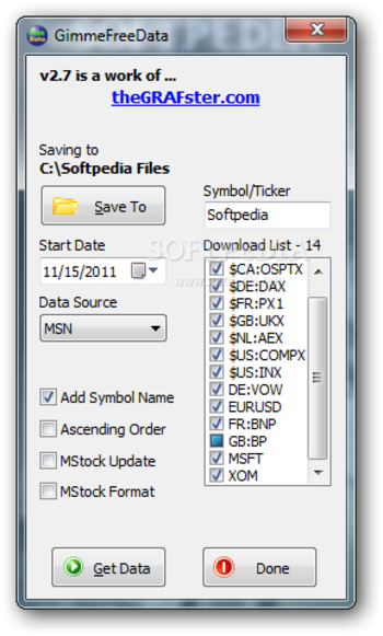 GimmeFreeData screenshot
