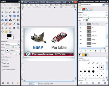 GIMP Portable screenshot 1