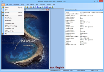 GIRDAC Image Editor and Converter screenshot 2