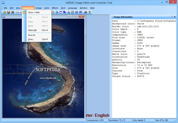 GIRDAC Image Editor and Converter screenshot 5