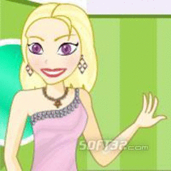 Girl In Pink Dress Up Game screenshot 2