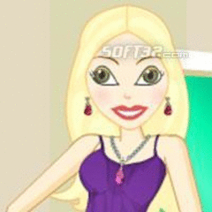 Girl In Violet Dress Up Game screenshot 2