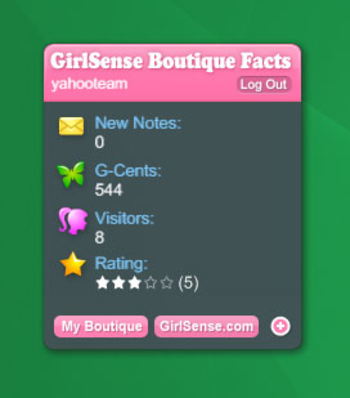 GirlSense Boutique Fast Facts screenshot