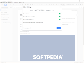 GitBook Editor screenshot 8
