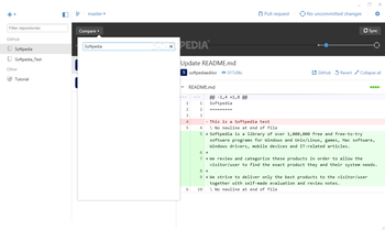 GitHub Desktop screenshot 3