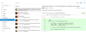 GitHub screenshot