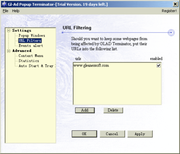 GL-AD Popup Terminator screenshot