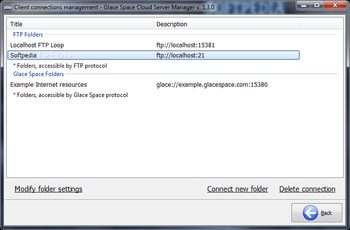 Glace Space Portable Server screenshot 10