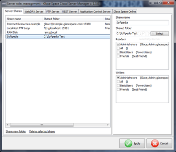 Glace Space Portable Server screenshot 4