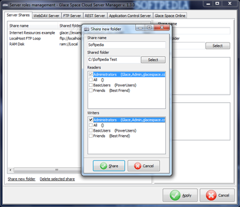Glace Space Portable Server screenshot 5